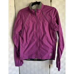 Novara Full Zip Windbreaker Size Small Cycling Jacket Rain Reflective Zip Pocket